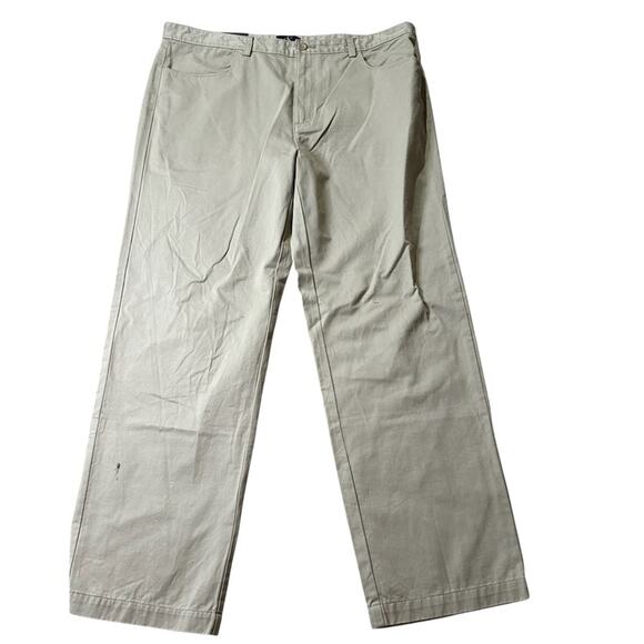 Calvin Klein Tan Chinos Classic Fit Cotton khaki pants Size 38 X 30 NEW - Picture 6 of 6